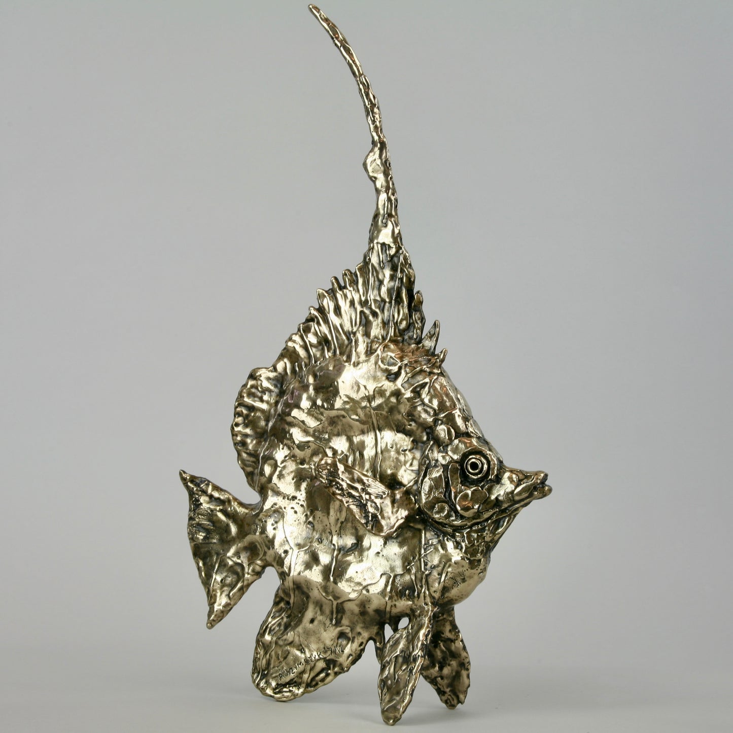 Sea Angel Fish - Bronze by Andrew T Szymczyk