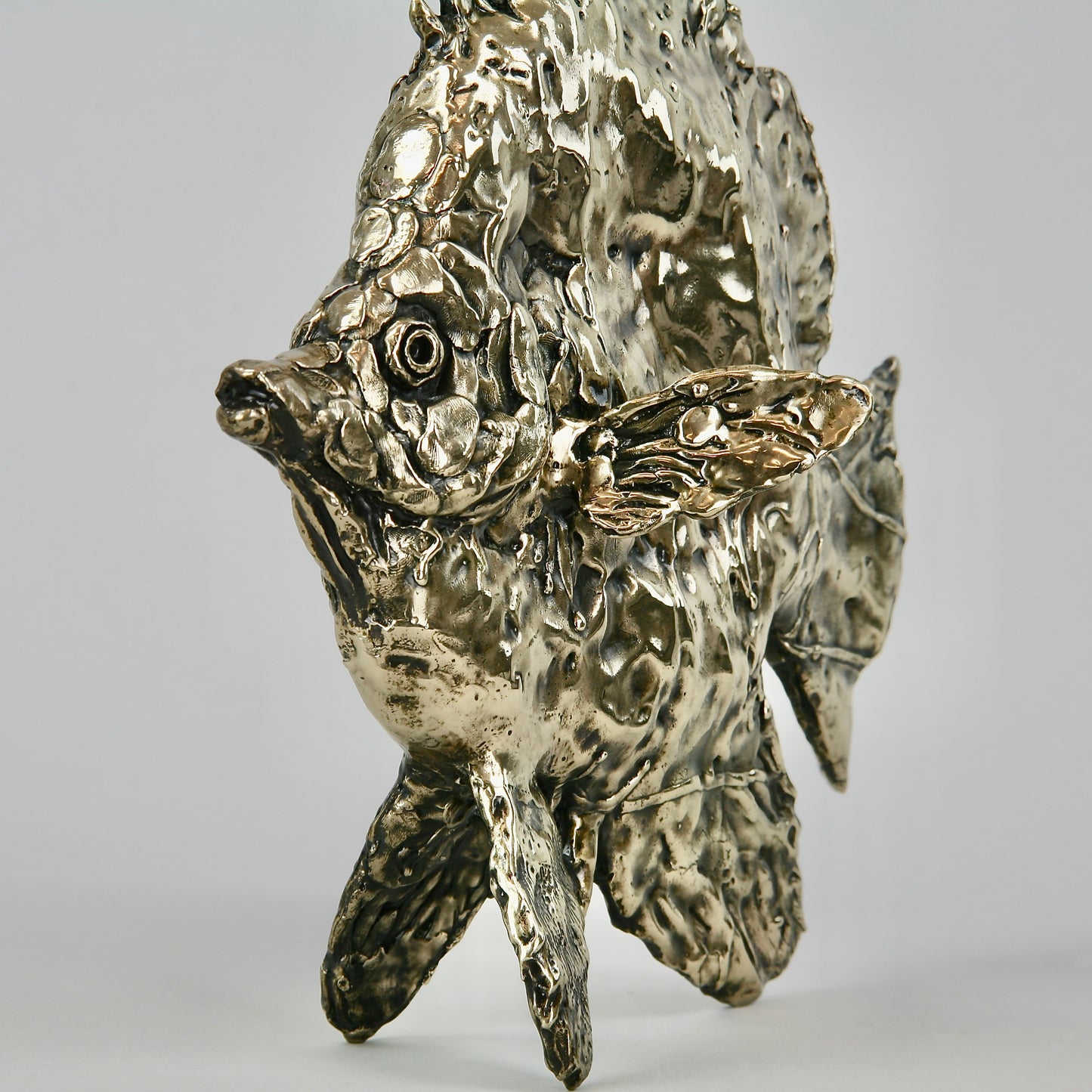 Sea Angel Fish - Bronze by Andrew T Szymczyk